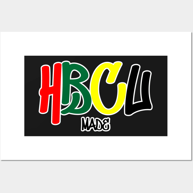 HBCU Made Graffiti Design Wall Art by OTM Sports & Graphics